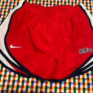 Nike Women's Red Athletic Shorts - Ole Miss